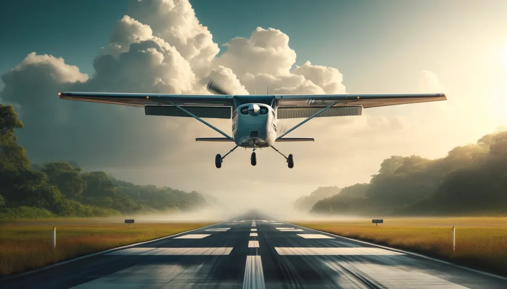 Cessna 172 Taking Off