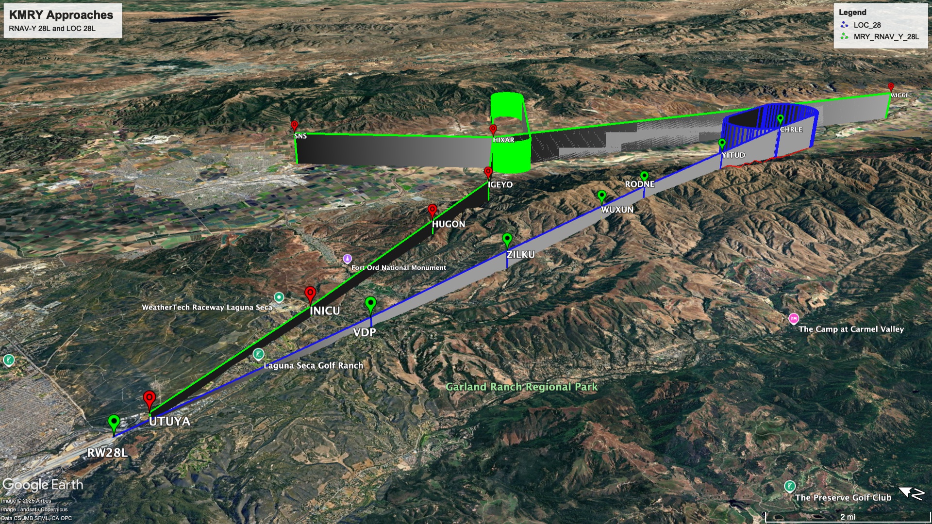 KMRY Standard Instrument Departures